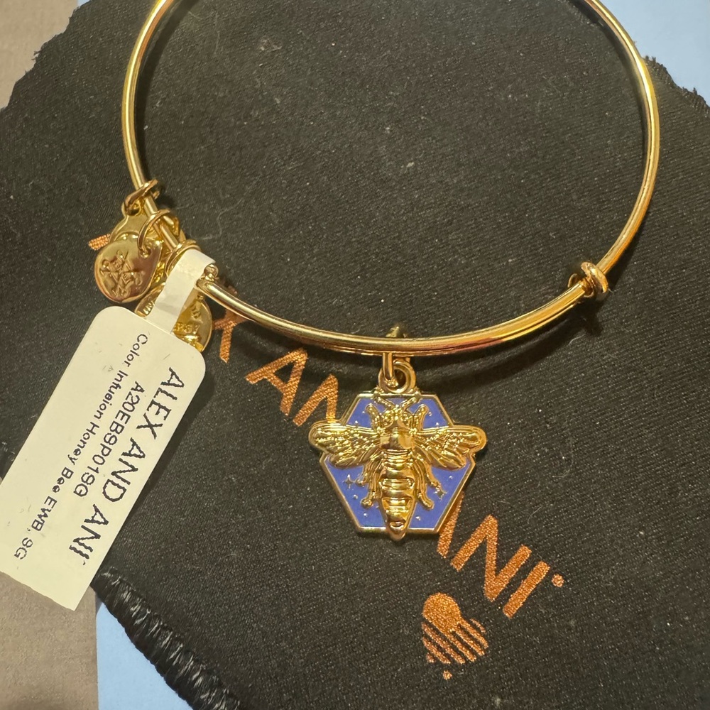 Alex and Ani Bee Charm Bracelet